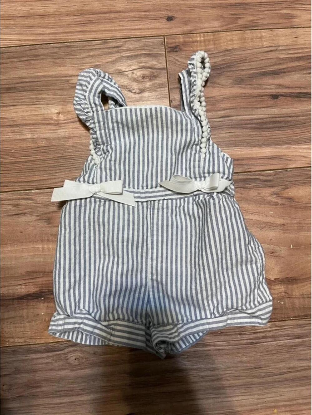 Rare Editions Shortalls/Romper 12m - J6